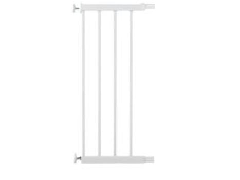Safety 1st Auto Close, Trappegrindsforlengelse, Hvit, Stål, 1 stykker, Flat Step, Auto Close, Easy Close Metal and Essential Metal Gate, 280 mm