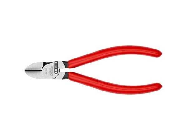 Knipex 70 01 140, Diagonal tang, Kromvanadiumstål, Plast, Rød, 140 mm, 126 g
