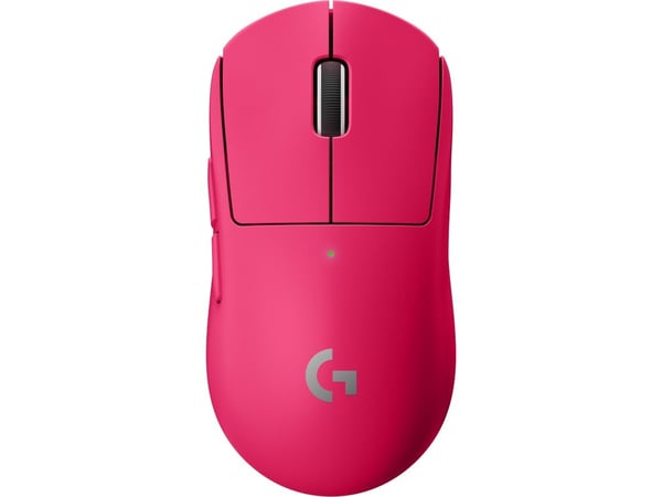 Logitech PRO X SUPERLIGHT trådløs spillmus - Mus - Optisk - 5 knapper - Trådløs - LIGHTSPEED - Logitech LIGHTSPEED-mottaker - Magenta