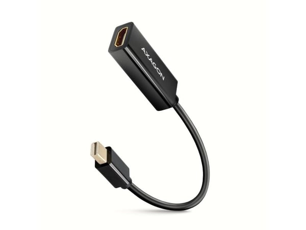 Axagon RVDM-HI14N, 0,15 m, Mini DisplayPort, HDMI, Hankjønn, Hunkjønn, Rett