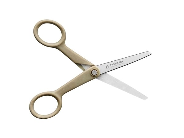 Fiskars 1062546, Voksen, Rett kutt, Single/enkelt, Oliven, Rustfritt stål, Kunsthåndverk saks, Kontor saks