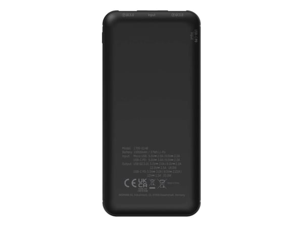 Ansmann PB320PD, 10000 mAh, Quick Charge 3.0, Sort