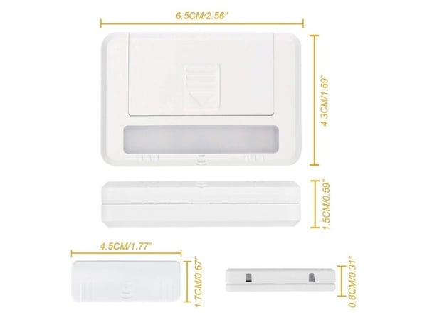 Techly I-LED-A-CABINET, Hvit, Funksjonell, Garderobe, China, LED, 0,5 W, Varm hvit