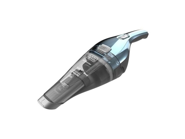 Black & Decker NVC220WBC, Tørr, 866 l/min, Uten pose, Blå, Kromfarget, 0,385 l, Batteri