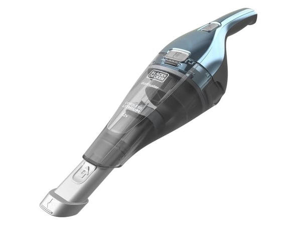 Black & Decker NVC220WBC, Tørr, 866 l/min, Uten pose, Blå, Kromfarget, 0,385 l, Batteri