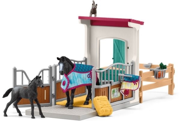 Schleich Horse Box with Mare and Foal