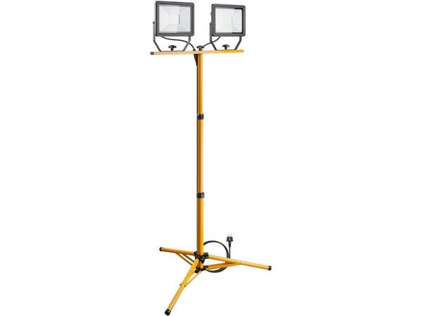 Goobay 49984, 100 W, LED, 4,6 kg, IP65, Sort, Gult, Frittstående arbeidslys