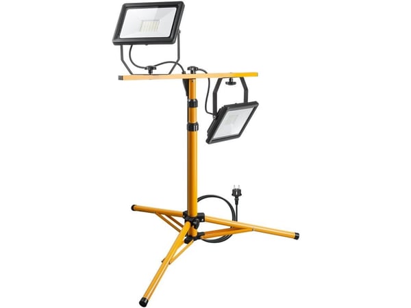 Goobay 49984, 100 W, LED, 4,6 kg, IP65, Sort, Gult, Frittstående arbeidslys
