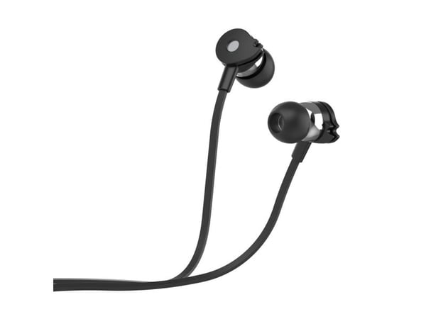 Techly SB-HP A1BKTY, Koblet med ledninger (ikke trådløs), Samtaler/musikk, 20 - 20000 Hz, 39 g, Hodesett, Sort