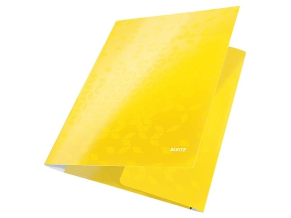 Leitz 39820016, presentasjonsmappe, A4, papp, polypropylen (PP), gul, 250 ark, 80 g/m²