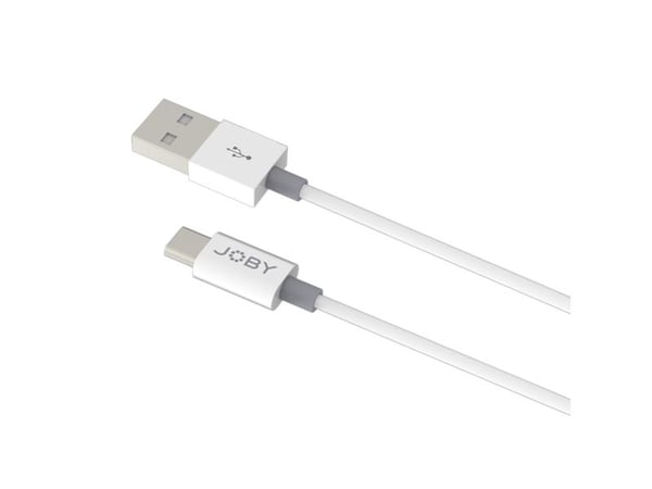 Joby JB01819-BWW, 1,2 m, USB A, USB C, USB 2.0, 0,48 Gbit/s, Hvit
