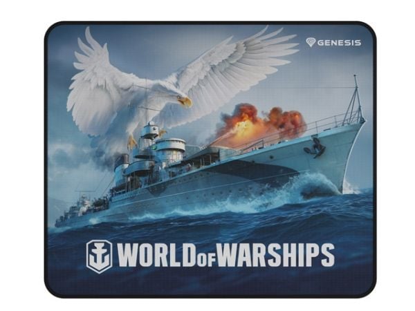 Natec Genesis CARBON 500 - Musematte - størrelse M - WOWS BLYSKAWIC - World of Warships, multifarge