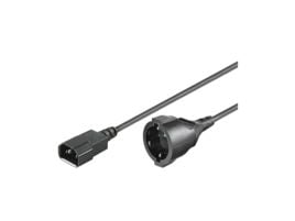 Microconnect PE130200, 2 m, C14 liitin, Virtapistoke tyyppi F, H05V2V2-F, 250 V, 10 A