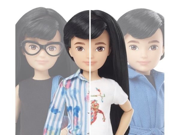 Creatable World Deluxe Character, Modedocka, Man och kvinna (set), 6 År, Pojke/flicka, 299,4 mm, Multifärg