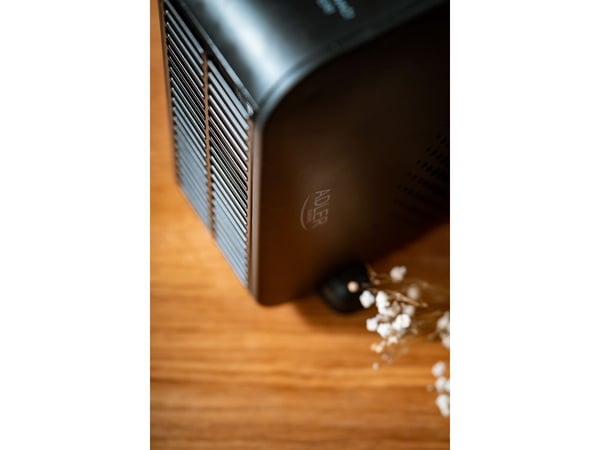 Adler AD 7725B, Viftedrevet elektrisk romvarmer, 1,3 m, Innendørs, Gulv, Sort, Polypropylen (PP)