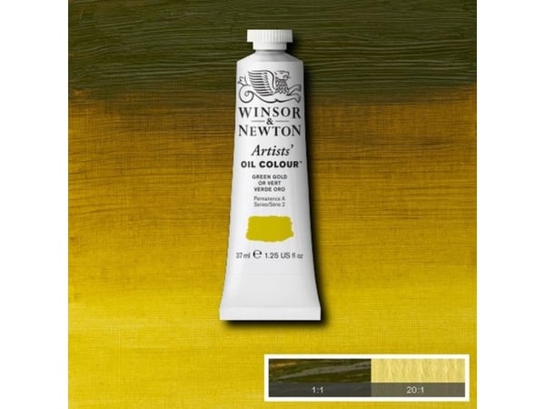 Winsor & Newton 094376940299, Gull, Grønn, 37 ml, Rør