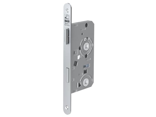 BASI 9350-5528, Mortise-lås, Sølv