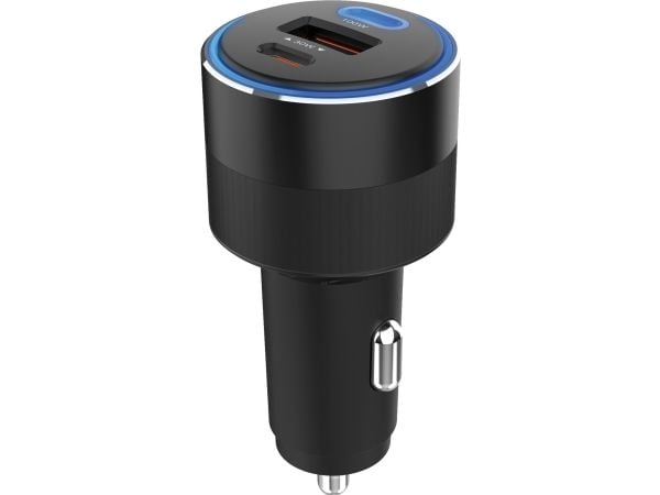 Sandberg Active - Bilstrømadapter - 130 watt - 3 utgangskontakter (USB-C, USB)