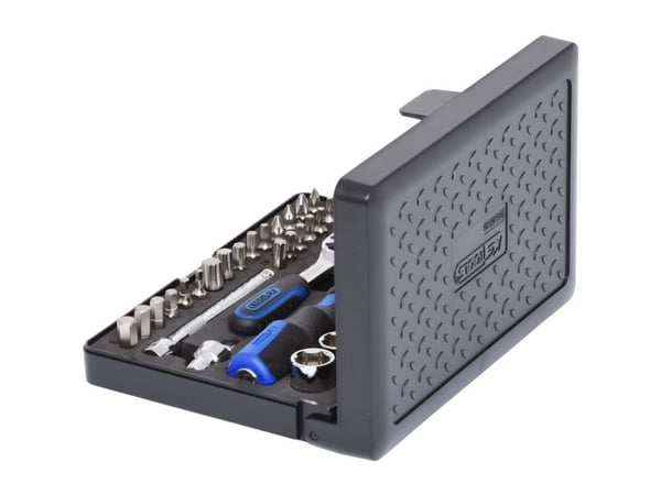 KS Tools 918.0640, Støpselsett, 1/4", 40 hoder, Kromvanadiumstål, 800 g