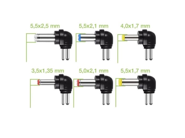 Strømforsyning Techly universell justerbar 3-12V 2,25A 27W USB 5V 1A