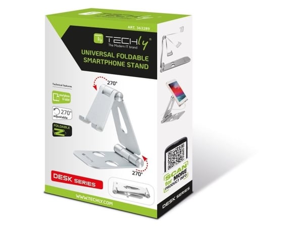 Techly pöytäteline Techly puhelinteline, kokoontaitettava