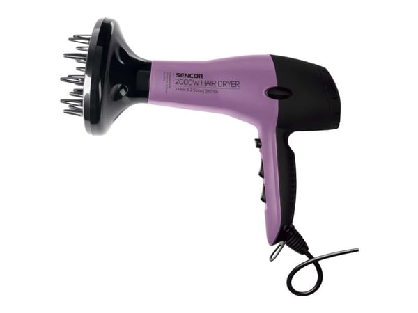 Sencor SHD 6700VT, Violetti, 2,6 m, 2000 W