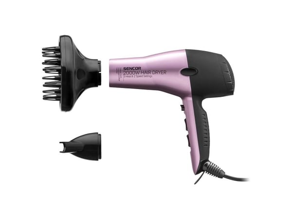 Sencor SHD 6700VT, Violetti, 2,6 m, 2000 W