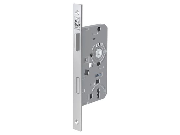 BASI 9210-5512, Mortise-lås, Sølv
