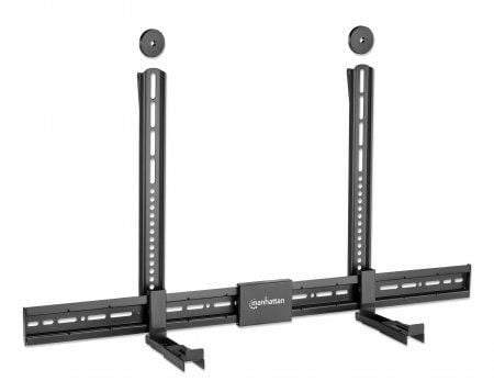 Manhattan 461849, Seinä, 15 kg, Muovi, Terästä, Musta, Seinä, Sonos, Bose, LG, JBL, Bang & Olufsen, Samsung, Sony, Yamaha