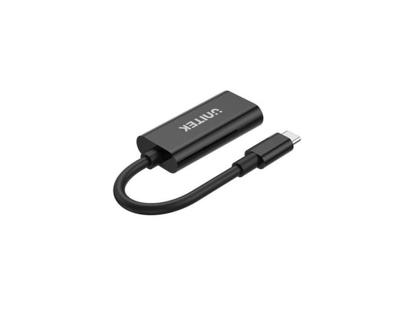 Unitek V1421A - Video adapter - USB-C hann til HDMI hunn - 15 cm - svart - 4K 60Hz støtte