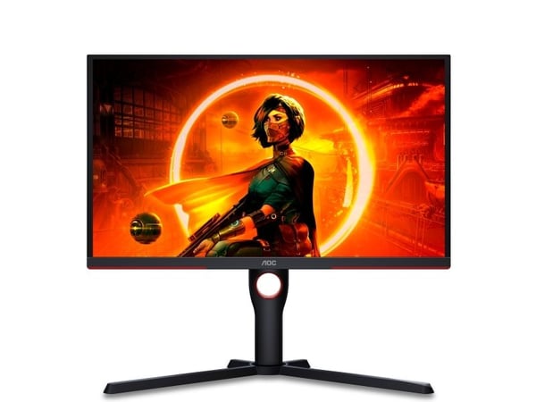 AOC | 25G3ZM/BK - G3-serien - LED-skjerm - Gaming - 24,5" (1920 x 1080) - @240Hz - VA-panel - 1MS | Svart/rød