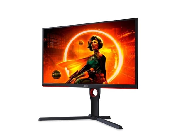 AOC | 25G3ZM/BK - G3-serien - LED-skjerm - Gaming - 24,5" (1920 x 1080) - @240Hz - VA-panel - 1MS | Svart/rød