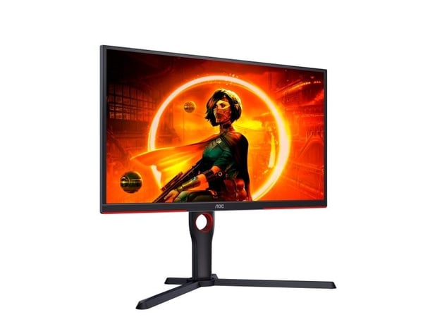 AOC | 25G3ZM/BK - G3-serien - LED-skjerm - Gaming - 24,5" (1920 x 1080) - @240Hz - VA-panel - 1MS | Svart/rød
