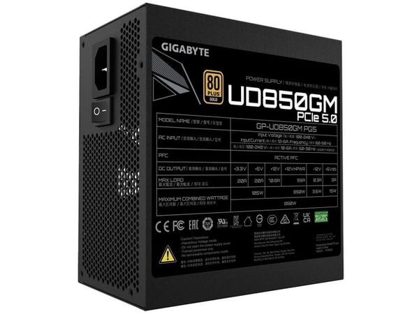 Gigabyte UD850GM PG5 2.0 - (sisäinen) - aktiv PFC