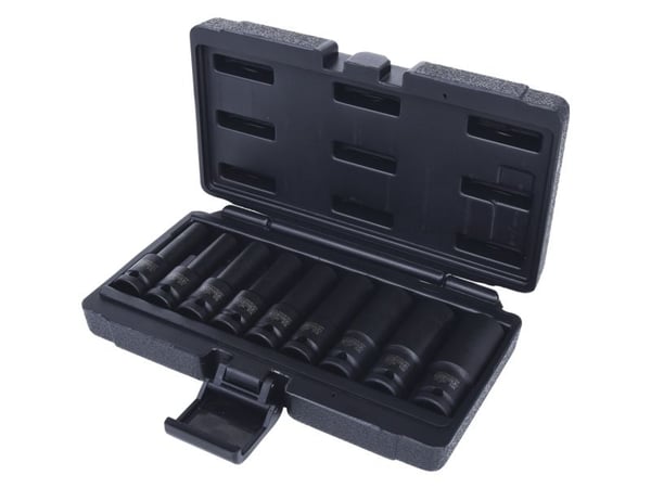 KS Tools 515.1050, Hylsyavainsarja, 1/2", 9 päätä (9 päätä), kromimolybdeeniteräs, ISO 1174, DIN 3121, 1,97 kg