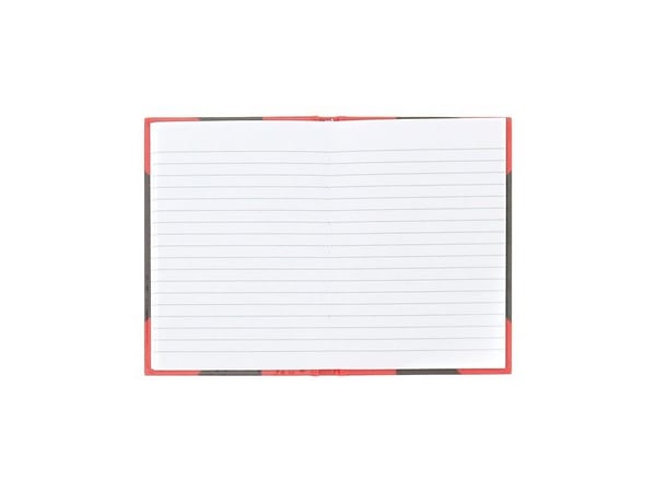Bantex 100302825, Monokromatiskt, Svart, Röd, A6, 96 ark, 70 g/m ^, Linjerat papper
