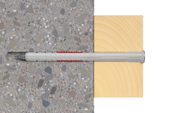 Fischer DuoXpand T Pitkävartinen raakatulppa 80 mm 10 mm 562155 50 kpl