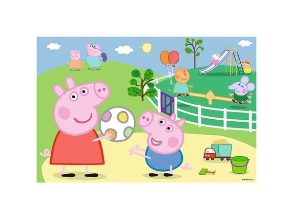 Trefl Puslespill 60 brikker Ha det gøy med Peppa Pig-venner