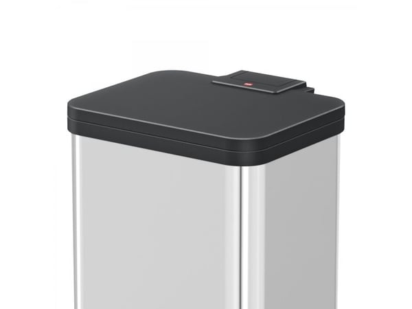 Hailo Öko duo Plus M, 18 l, Rektangulær, Rustfritt stål, Rustfritt stål, Plast, Pedal