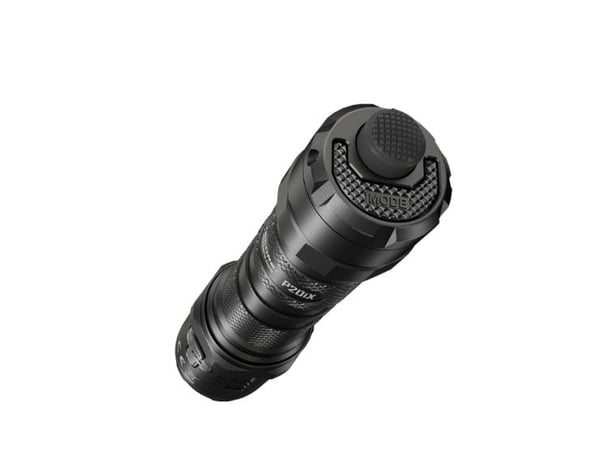 Nitecore P20iX, Taktisk lommelykt, Svart, Aluminium, Knapper, 2 m, 2 m