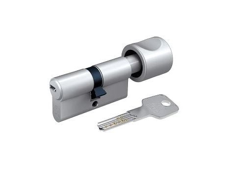 BASI BM5030-1010, Europrofilsylinder, Kromfarge, 3 stykker, 362 g, 1,5 cm