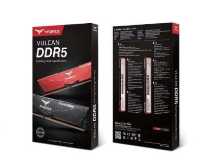 Team Group VULCAN FLBD516G5200HC40C01, 16 GB, 1 x 16 GB, DDR5, 5200 MHz, 288-pin DIMM