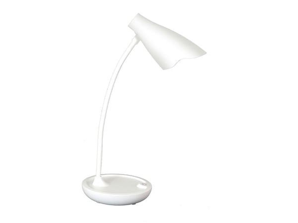 Unilux Ukky, Hvit, Akrylonitril-butadien-styren (ABS), Metall, Plast, Kontor, 1 ampuller, 3 W, LED