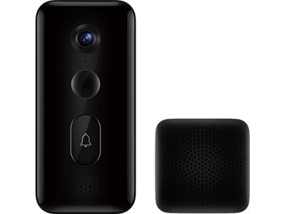 Xiaomi Mi Smart Doorbell 3 - Smart dørbjelle og ringeklokke - med kamera - trådløs - 802.11b/g/n - 2.4 Ghz