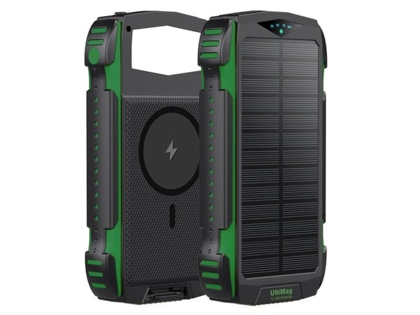 4smarts UltiMag, 20000 mAh, Lithium Polymer (LiPo), Quick Charge 3.0, Trådløs lading, 20 W, Sort, Grønn