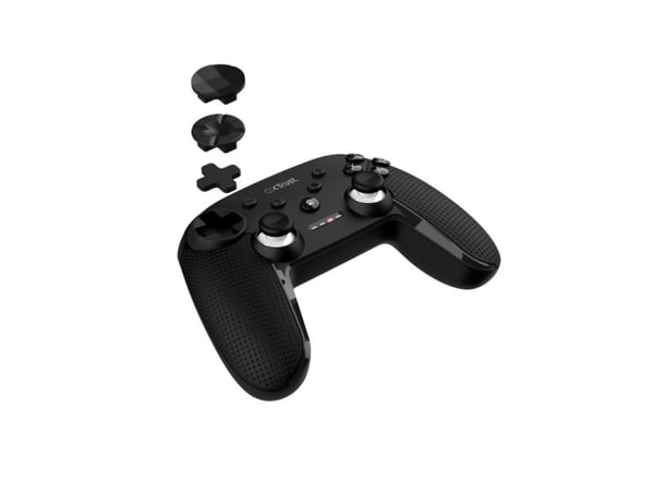 Trust GXT 542 Muta - Håndkonsoll - 15 knapper - trådløs - 2.4 GHz/Bluetooth - svart - for Nintendo Switch, PC, Android, iOS
