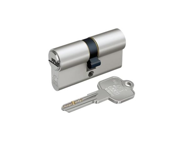 BASI VB5001-1010-0020, Europrofilsylinder, Kromfarge, 3 stykker, 373 g, 1,5 cm