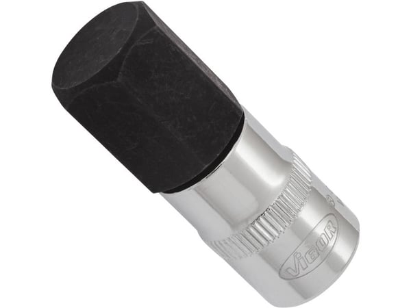 Vigor V6139, Stikkontakt, 3/8", 1 hoder, 17 mm, 49 mm