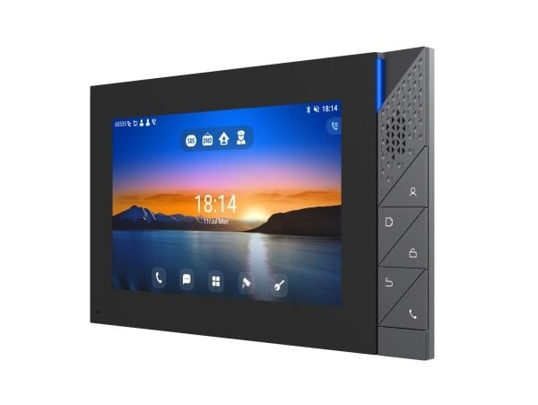 Fanvil i55A, 17,8 cm (7"), LCD, 1024 x 600 piksler, Rustfritt stål, Knapper, Horisontal