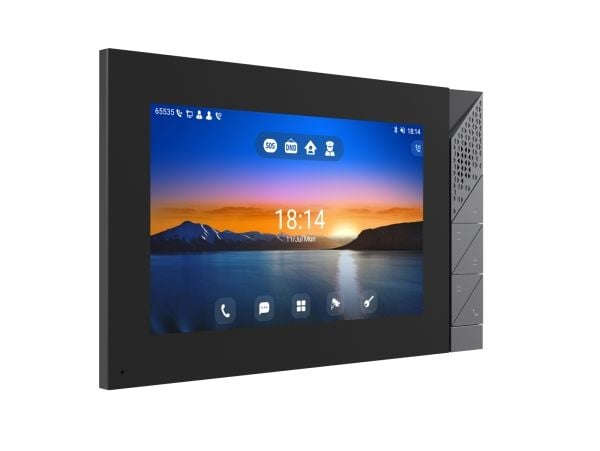 Fanvil i55A, 17,8 cm (7"), LCD, 1024 x 600 piksler, Rustfritt stål, Knapper, Horisontal